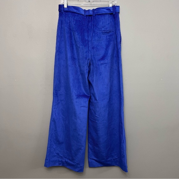 NWOT COS Royal Blue Women’s Corduroy Wide Leg Pants Size 10 - Picture 7 of 11
